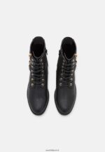 femmes bottines à lacets noires 006BT2025 Anna Field - Image 6