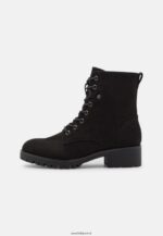 femmes bottines à lacets noires 006BT2045 Anna Field - Image 2