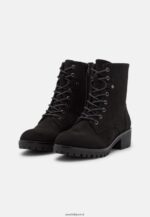 femmes bottines à lacets noires 006BT2045 Anna Field - Image 3