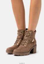 femmes bottines à lacets taupe 006BT1907 Anna Field