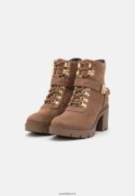 femmes bottines à lacets taupe 006BT1907 Anna Field - Image 3