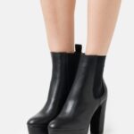 femmes bottines à plateforme noir 006BT2061 Anna Field