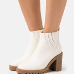 femmes bottines à talons hauts blanches 006BT1960 Anna Field