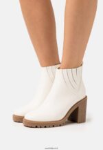 femmes bottines à talons hauts blanches 006BT1960 Anna Field