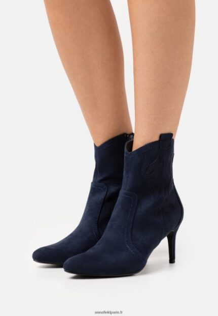 femmes bottines à talons hauts bleu foncé 006BT2047 Anna Field