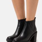 femmes bottines à talons hauts noires 006BT1900 Anna Field