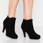 femmes bottines à talons hauts noires 006BT1985 Anna Field