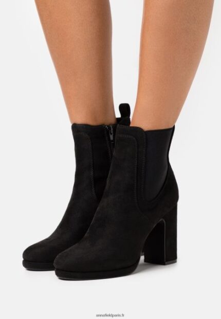 femmes bottines à talons hauts noires 006BT1997 Anna Field