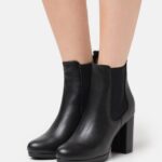 femmes bottines à talons hauts noires 006BT2054 Anna Field