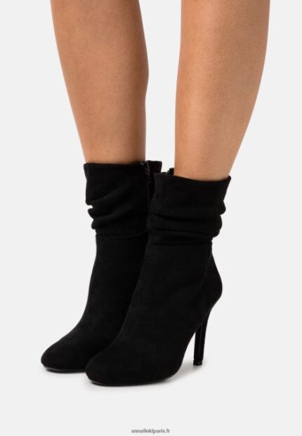 femmes bottines à talons hauts noires 006BT2259 Anna Field