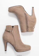 femmes bottines à talons hauts taupe 006BT1987 Anna Field - Image 3