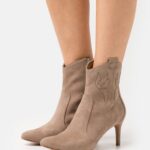 femmes bottines à talons hauts taupe 006BT2048 Anna Field