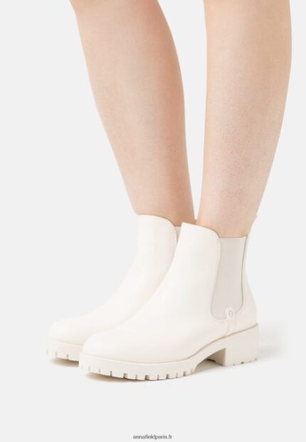 femmes bottines blanches 006BT1953 Anna Field