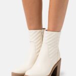 femmes bottines classiques blanc cassé 006BT1950 Anna Field