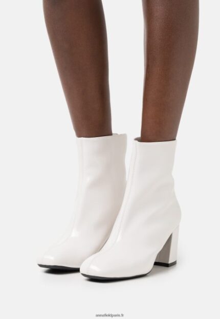 femmes bottines classiques blanches 006BT2004 Anna Field