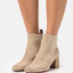 femmes bottines classiques en cuir beige 006BT1893 Anna Field