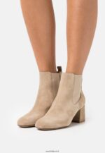 femmes bottines classiques en cuir beige 006BT1893 Anna Field