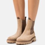 femmes bottines classiques en cuir beige 006BT1946 Anna Field