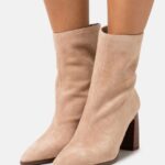 femmes bottines classiques en cuir beige 006BT1986 Anna Field