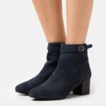 femmes bottines classiques en cuir bleu foncé 006BT1934 Anna Field