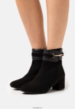 femmes bottines classiques en cuir noir 006BT1928 Anna Field