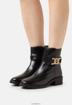 femmes bottines classiques en cuir noir 006BT1963 Anna Field