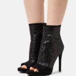 femmes bottines classiques noires 006BT1929 Anna Field