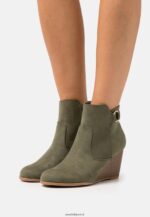 femmes bottines compensées kaki 006BT1913 Anna Field