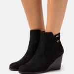 femmes bottines compensées noires 006BT1897 Anna Field