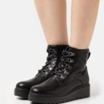 femmes bottines compensées noires 006BT2035 Anna Field