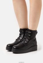 femmes bottines compensées noires 006BT2035 Anna Field