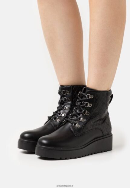 femmes bottines compensées noires 006BT2035 Anna Field