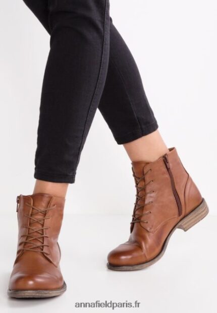 femmes bottines en cuir bottines cognac 006BT1999 Anna Field
