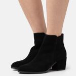 femmes bottines en cuir noir 006BT1978 Anna Field