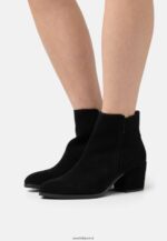femmes bottines en cuir noir 006BT1978 Anna Field