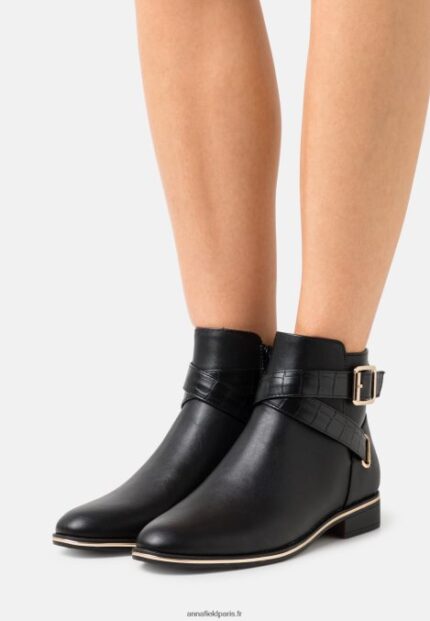 femmes bottines noires 006BT1924 Anna Field