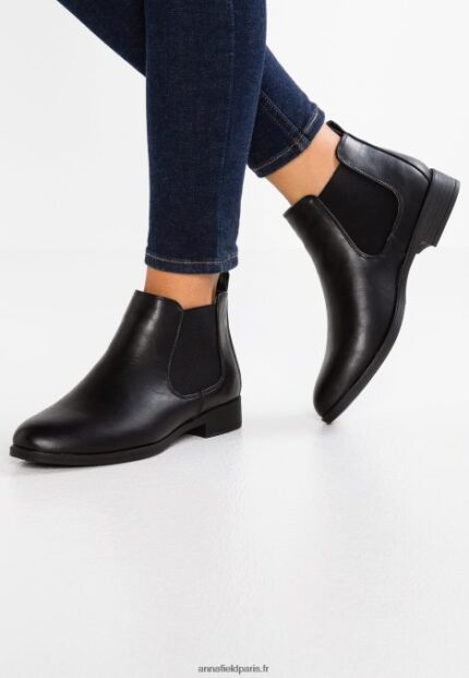 femmes bottines noires 006BT1925 Anna Field