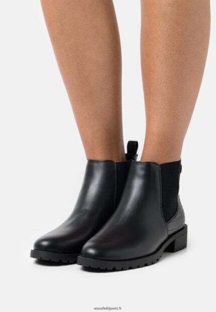 femmes bottines noires 006BT1976 Anna Field