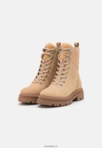 femmes bottines plateforme cuir beige 006BT2034 Anna Field - Image 3