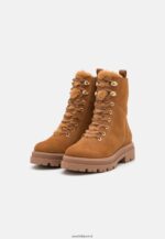 femmes bottines plateforme cuir cognac 006BT2037 Anna Field - Image 3