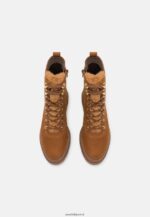 femmes bottines plateforme cuir cognac 006BT2037 Anna Field - Image 6