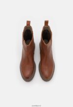 femmes bottines plateforme cuir cognac 006BT2056 Anna Field - Image 6