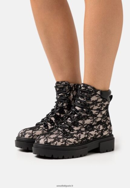 femmes bottines plateforme rose 006BT2021 Anna Field