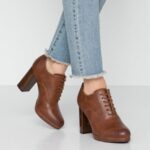femmes bottines talon haut confort cognac 006BT1748 Anna Field
