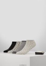 femmes Chaussettes 8pp à pois gris 006BT1144 Anna Field
