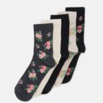 femmes chaussettes noir/beige 006BT1129 Anna Field