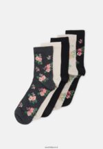 femmes chaussettes noir/beige 006BT1129 Anna Field