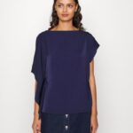 femmes chemisier bleu foncé 006BT699 Anna Field