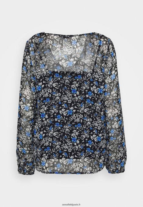 femmes chemisier noir/multicolore 006BT698 Anna Field - Image 2