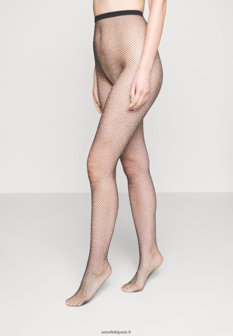 femmes collants pailletés lot de 2 collants noir 006BT1112 Anna Field - Image 2